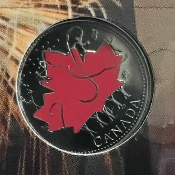 2002 'Canada 2002' Coin/Quarter by the Royal Canadian Mint!! - Picture 2 of 4